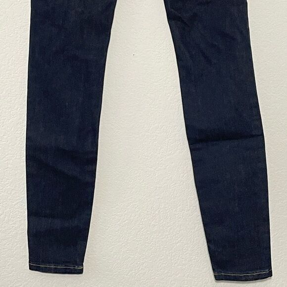Everlane NWT Skinny Jean in Dark Indigo Size 23 Tall Authentic Stretch - Picture 4 of 10